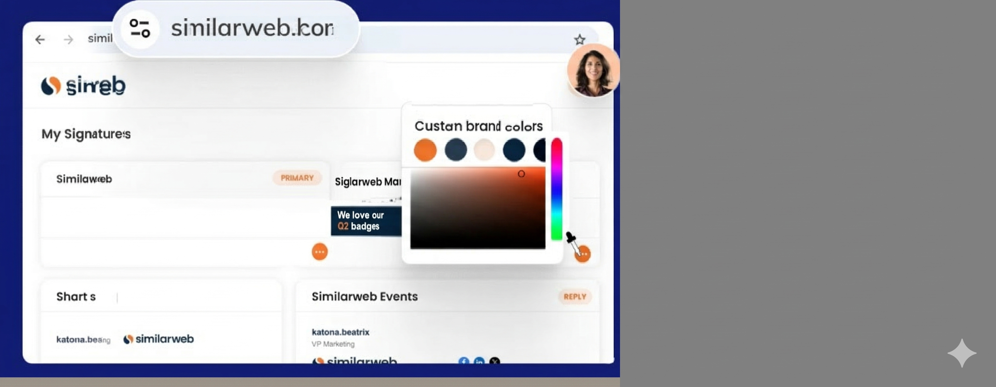 Team reviewing signatures and rollout guidelines around a table